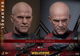 PRE - ORDER: Hot Toys Deadpool & Wolverine Deadpool (Battling Version) Sixth Scale Figure - collectorzown