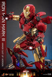 PRE - ORDER: Hot Toys Marvel Comics Iron Man Mark III (Armor Suit Up Version) Sixth Scale Figure - collectorzown