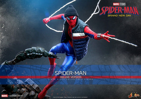 PRE-ORDER: Hot Toys Marvel Studios Spider-Man: Brand New Day Spider-Man (Deluxe Version) Sixth Scale Figure - collectorzown