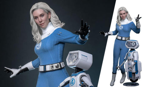 PRE - ORDER: Hot Toys Marvel Studios The Fantastic Four: First Steps Invisible Woman and H.E.R.B.I.E. Sixth Scale Figure - collectorzown