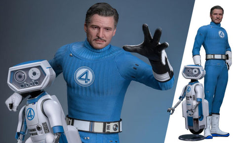 PRE - ORDER: Hot Toys Marvel Studios The Fantastic Four: First Steps Mister Fantastic and H.E.R.B.I.E. Sixth Scale Figure Set - collectorzown