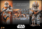 PRE - ORDER: Hot Toys Star Wars: Episode III Revenge of the Sith 212th Attack Battalion Clone Trooper Sixth Scale Figure - collectorzown