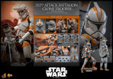 PRE - ORDER: Hot Toys Star Wars: Episode III Revenge of the Sith 212th Attack Battalion Clone Trooper(Deluxe Version) Sixth Scale Figure - collectorzown