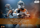 PRE - ORDER: Hot Toys Star Wars: Episode III Revenge of the Sith 212th Attack Battalion Clone Trooper(Deluxe Version) Sixth Scale Figure - collectorzown