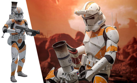 PRE - ORDER: Hot Toys Star Wars: Episode III Revenge of the Sith 212th Attack Battalion Clone Trooper(Deluxe Version) Sixth Scale Figure - collectorzown