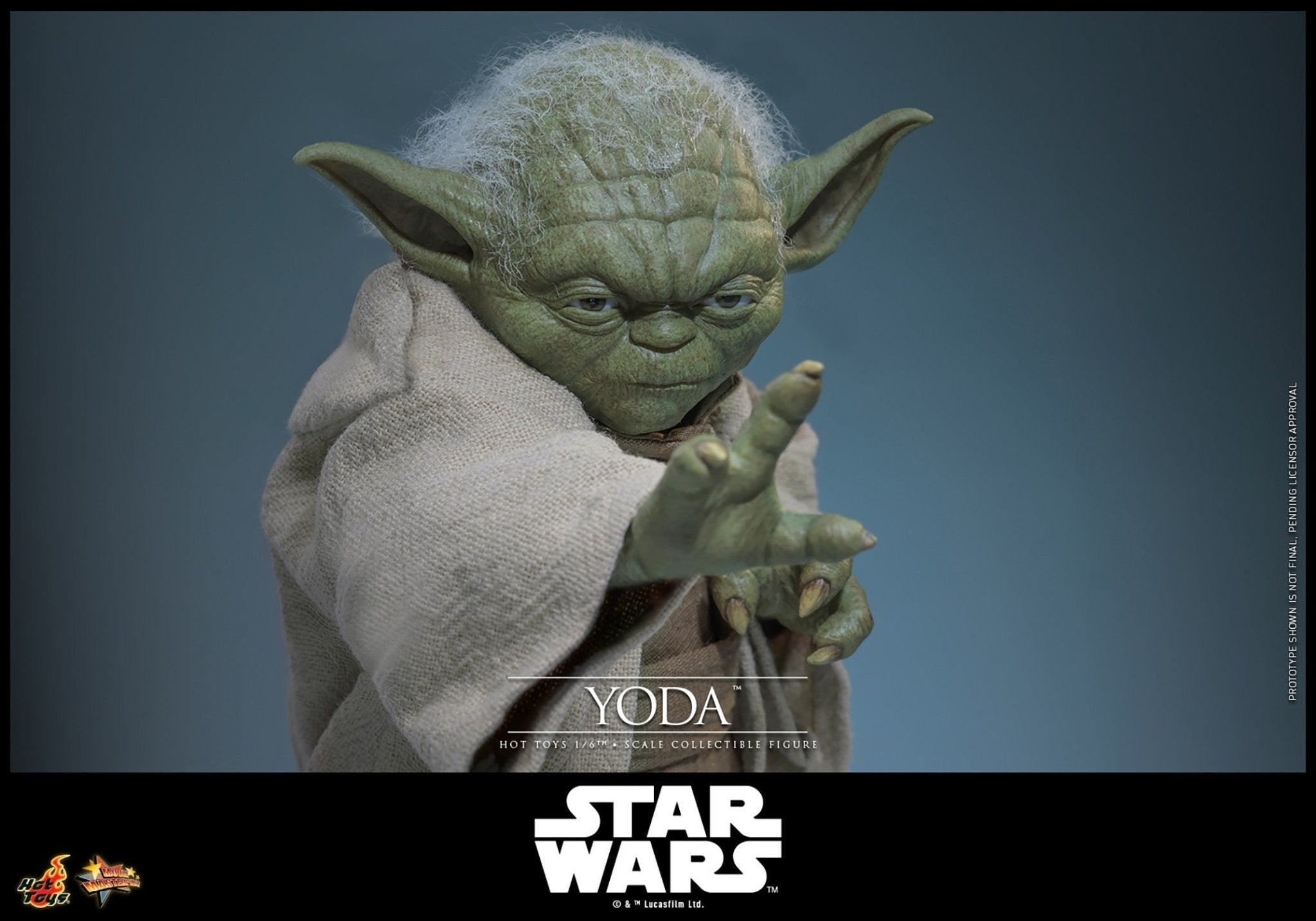 PRE-ORDER: Hot Toys Star Wars: Revenge of the Sith Yoda Sixth Scale Fi