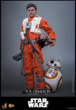 PRE - ORDER: Hot Toys Star Wars: The Force Awakens Poe Dameron Sixth Scale Figure - collectorzown