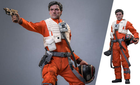 PRE - ORDER: Hot Toys Star Wars: The Force Awakens Poe Dameron Sixth Scale Figure - collectorzown