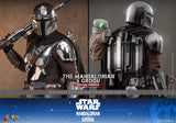 PRE - ORDER: Hot Toys Star Wars The Mandalorian and Grogu (Deluxe Version) Sixth Scale Figure Set - collectorzown