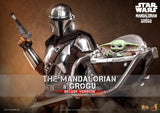 PRE - ORDER: Hot Toys Star Wars The Mandalorian and Grogu (Deluxe Version) Sixth Scale Figure Set - collectorzown