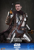 PRE - ORDER: Hot Toys Star Wars The Mandalorian and Grogu Sixth Scale Figure Set - collectorzown