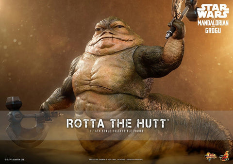 PRE - ORDER: Hot Toys Star Wars: The Mandalorian & Grogu Rotta The Hutt Sixth Scale Figure - collectorzown