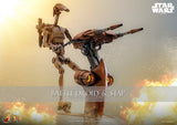 PRE - ORDER: Hot Toys Star Wars: The Phantom Menace Battle Droid & STAP Sixth Scale Figure - collectorzown