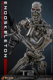 PRE - ORDER: Hot Toys Terminator 2: Judgment Day T - 800 Endoskeleton (Battle Damaged Version) Sixth Scale Figure - collectorzown
