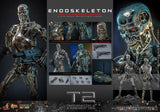 PRE - ORDER: Hot Toys Terminator 2: Judgment Day T - 800 Endoskeleton (Battle Damaged Version) Sixth Scale Figure - collectorzown