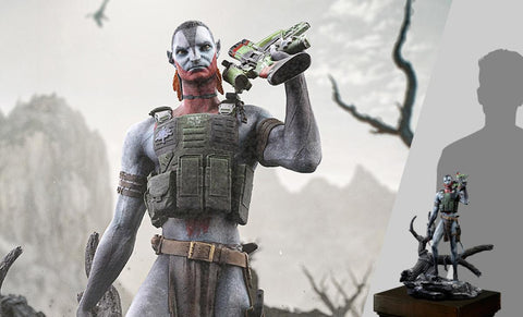 PRE - ORDER: Iron Studios Avatar: Fire and Ash Miles Quaritch 1/10 Art Scale Statue - collectorzown