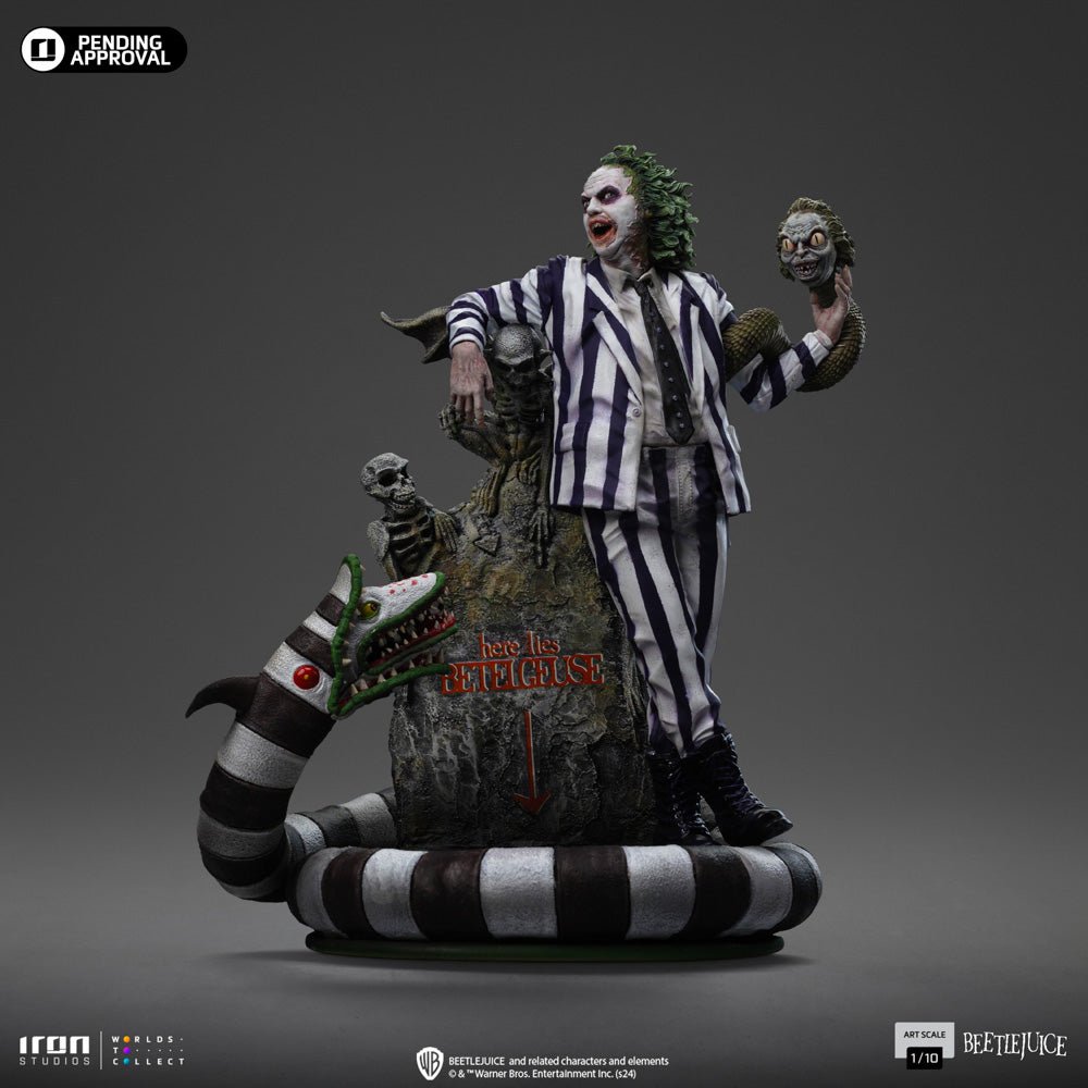 Figura Azione Beetlejuice Parlante In Scala 1:4 – Modello Da Collezione 46 Cm Con Effetti Vocali, Dall'Universo Del Film - 2
