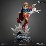 PRE-ORDER: Iron Studios DC Comics Supergirl & Krypto 1/10 Scale Statue - collectorzown