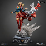 PRE-ORDER: Iron Studios DC Comics Supergirl & Krypto 1/10 Scale Statue - collectorzown