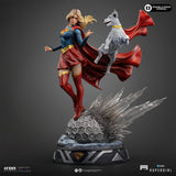 PRE-ORDER: Iron Studios DC Comics Supergirl & Krypto 1/10 Scale Statue - collectorzown