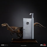 PRE - ORDER: Iron Studios Jurassic Park: Raptors at the Kitchen's Door 1/10 Art Scale Statue - collectorzown