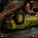 PRE-ORDER: Iron Studios Jurassic Park: T-Rex Breakout Set A Art Scale Statue - collectorzown