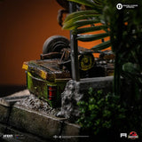 PRE-ORDER: Iron Studios Jurassic Park: T-Rex Breakout Set A Art Scale Statue - collectorzown