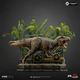 PRE-ORDER: Iron Studios Jurassic Park: T-Rex Breakout Set A Art Scale Statue - collectorzown