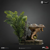 PRE-ORDER: Iron Studios Jurassic Park: T-Rex Breakout Set A Art Scale Statue - collectorzown