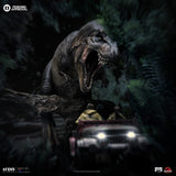 PRE - ORDER: Iron Studios Jurassic Park: T - Rex Chase 1/20 Scale Statue - collectorzown