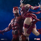 PRE-ORDER: Iron Studios Marvel Comics: Daredevil and Elektra 1/6 Scale Statue - collectorzown