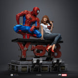 PRE - ORDER: Iron Studios Marvel Comics: Spider - Man and MJ Diorama 1/6 Scale Statue - collectorzown