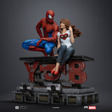 PRE - ORDER: Iron Studios Marvel Comics: Spider - Man and MJ Diorama 1/6 Scale Statue - collectorzown