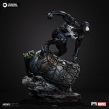 PRE - ORDER: Iron Studios Marvel Comics Spider - Man Black Costume 1/10 BDS Art Scale Statue - collectorzown