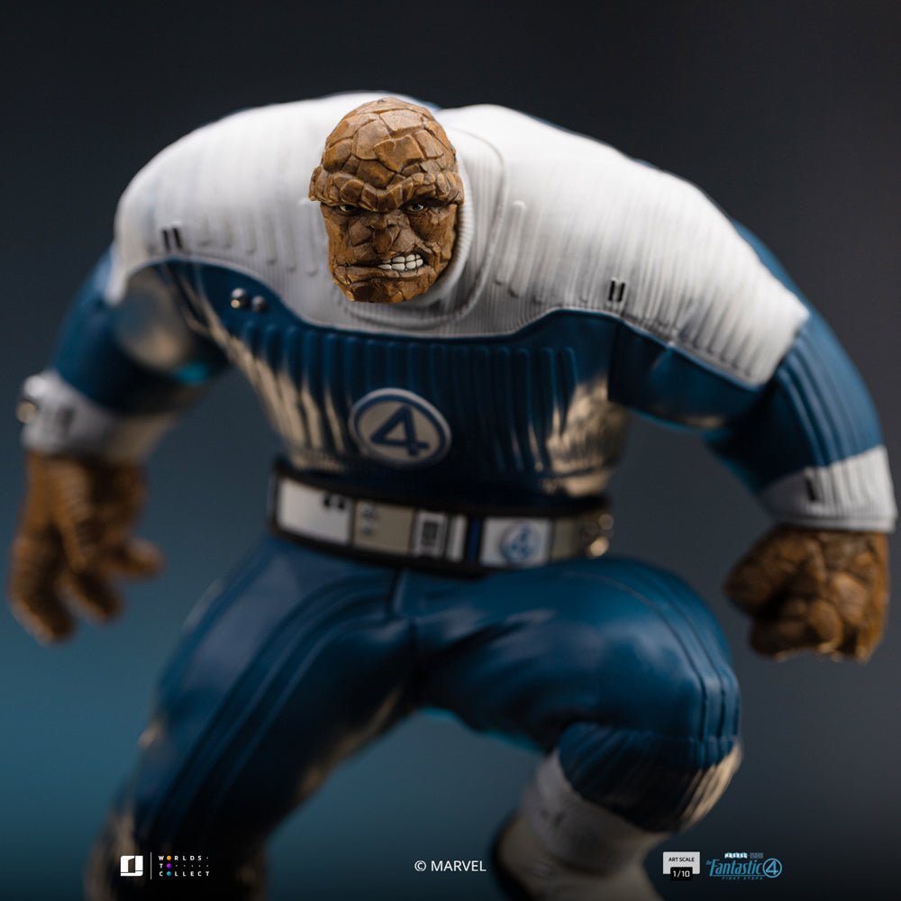 Figura Coleccionable The Thing De Los 4 Fantásticos - MiniCo De PVC, 16.3 Cm, Pintada A Mano