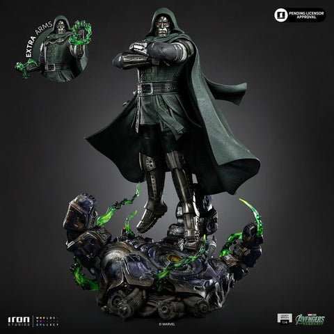 PRE-ORDER: Iron Studios Marvel Studios Avengers: Doomsday Doctor Doom 1/4 Scale Statue - collectorzown