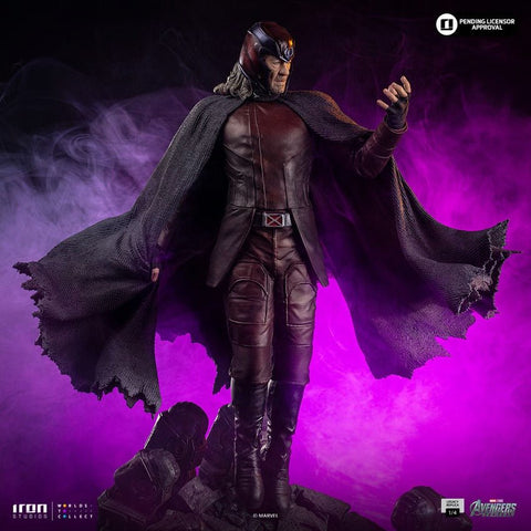 PRE-ORDER: Iron Studios Marvel Studios Avengers: Doomsday Magneto Quarter Scale Statue - collectorzown