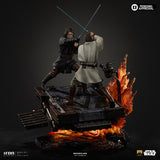 PRE - ORDER: Iron Studios Star Wars Episode III: Revenge of the Sith Anakin vs Obi - Wan Deluxe 1/10 Scale Statue - collectorzown