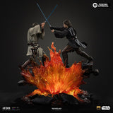 PRE - ORDER: Iron Studios Star Wars Episode III: Revenge of the Sith Anakin vs Obi - Wan Deluxe 1/10 Scale Statue - collectorzown