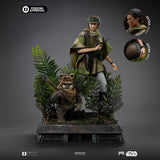 PRE - ORDER: Iron Studios Star Wars Leia and Wicket Art Scale 1/10 Statue - collectorzown