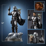 PRE - ORDER: Iron Studios Star Wars: Mandalorian and Grogu 1:10 Scale Statue - collectorzown