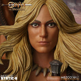 PRE-ORDER: Mezco Toyz Conan the Barbarian Static-6 Conan and Valeria 1/6 Scale Statue - collectorzown