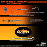 PRE - ORDER: Mezcotoyz Conan The Barbarian (1982): War Paint Edition One:12 Collection Action Figure - collectorzown