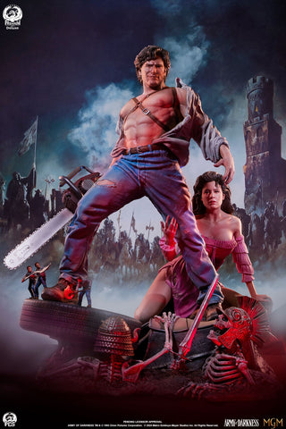 PRE - ORDER: PCS Collectibles Army of Darkness Ash 1/4 Scale Deluxe Edition Premier Series Statue - collectorzown