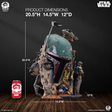 PRE - ORDER: PCS Collectibles Star Wars: The Empire Strikes Back Boba Fett Deluxe Edition Fine Art Bust - collectorzown