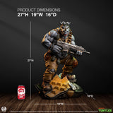 PRE - ORDER: PCS Collectibles Teenage Mutant Ninja Turtles Legends Rocksteady 1:3 Scale Statue - collectorzown