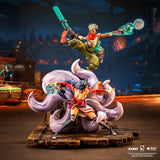 PRE - ORDER: PureArts League of Legends 2XKO: Ekko & Ahri 1:10 Scale Statue - collectorzown
