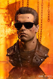 PRE - ORDER: PureArts Terminator 2 T - 800 Model 101 (Battle Damaged) Art Mask - collectorzown
