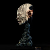 PRE-ORDER: PureArts The Lord of the Rings Gollum Art Mask Life-Size Bust - collectorzown