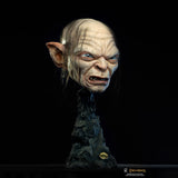 PRE-ORDER: PureArts The Lord of the Rings Gollum Art Mask Life-Size Bust - collectorzown